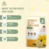 AKRIZA Painless Herbal Wax Powder for Hair Removal - 125g | For Women & Men | Quick & Easy Use on Hands, Legs, Underarms, Bikini & Intimate Areas | No Chemicals, No Irritation, All Skin Types (125 Gm, Lemon) view 2