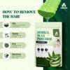 AKRIZA Painless Herbal Wax Powder for Hair Removal - 125g | For Women & Men | Quick & Easy Use on Hands, Legs, Underarms, Bikini & Intimate Areas | No Chemicals, No Irritation, All Skin Types (125 Gm, Alovera) view 2
