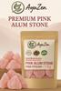 AyuZen Alum Stone Red/pink Fitkari 1 Kg | Natural | Phitkari for Shaving, Face, Skin, Water Purification, Vastu & Plant Use view 2