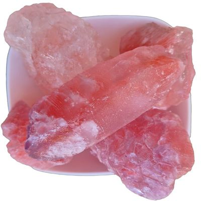 AyuZen Alum Stone Red/Pink Fitkari 500 Grams | Natural | Phitkari for Shaving, Face, Skin, Water Purification, Vastu & Plant Use