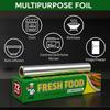 72 Meter Aluminium Foil Roll  11 Microns | Heavy Duty, Food Grade Wrapping Paper for Cooking, Baking, Packing & Storage view 4