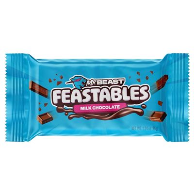 Dryfruit Mart Mr.Beast Feastables Milk Chocolate Bar 60g