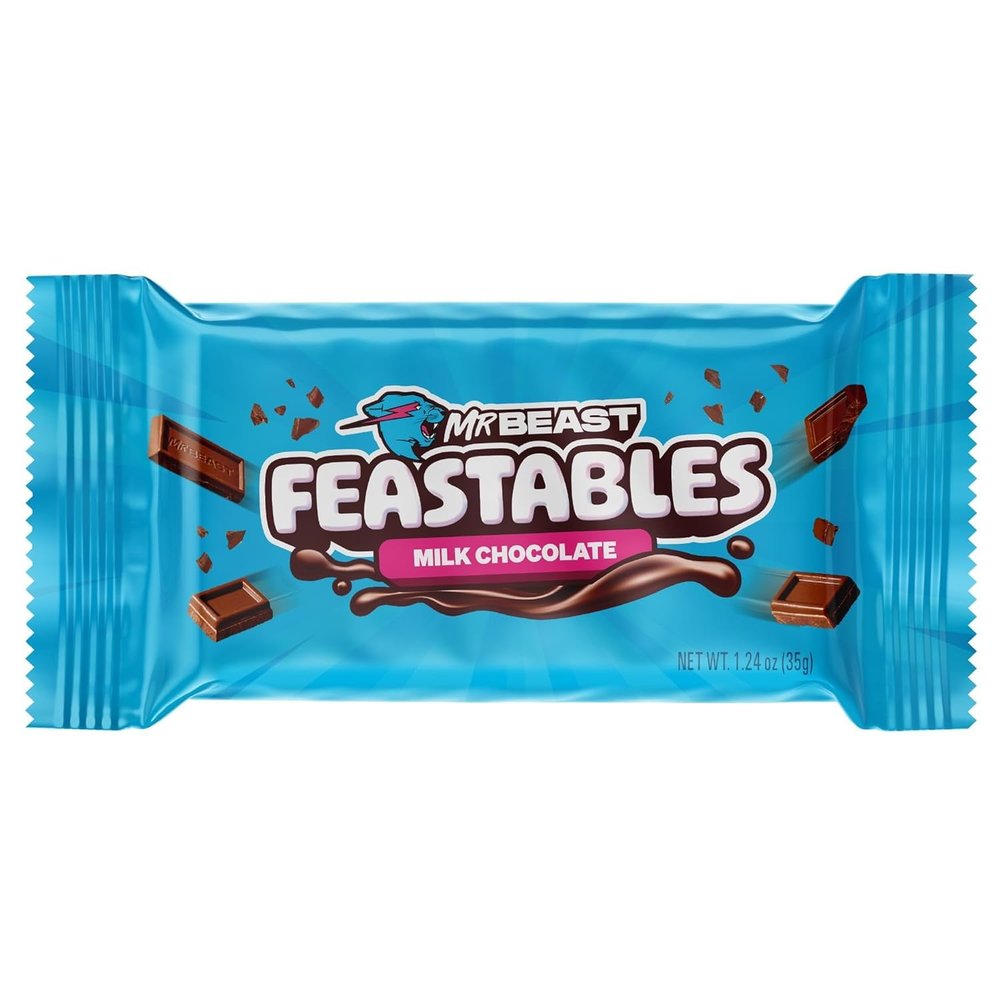 Dryfruit Mart Mr.Beast Feastables Milk Chocolate Bar 60g