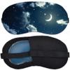 Spitomex Soft Eye Mask with Cooling Gel Moon & Star Design Sleep Mask for Travel view 1