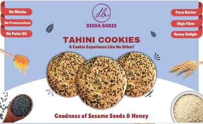 DISHA BAKES COOKIES (Tahini Cookies)