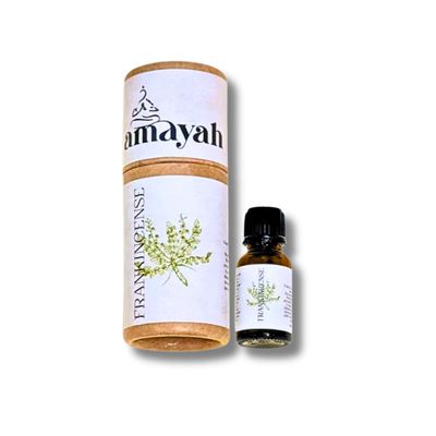 Amayah Frankincense Essential Oil for Anti-Aging, Meditation & Wellness  15ml