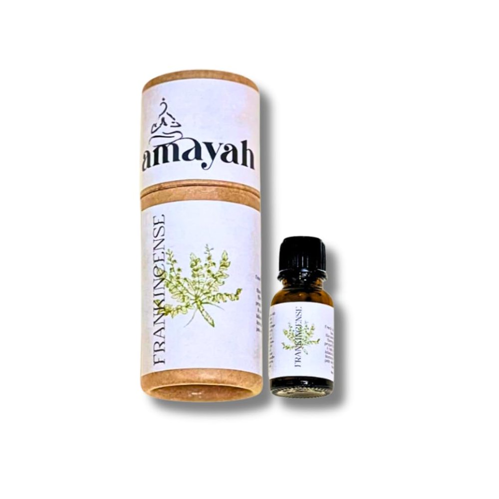 Amayah Frankincense Essential Oil for Anti-Aging, Meditation & Wellness | Pack of 2-30 ml