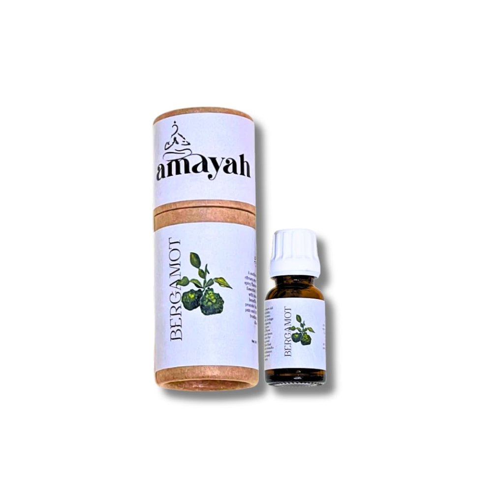 Amayah Bergamot Essential Oil for Mood Uplift, Skincare & Diffusion  15ml