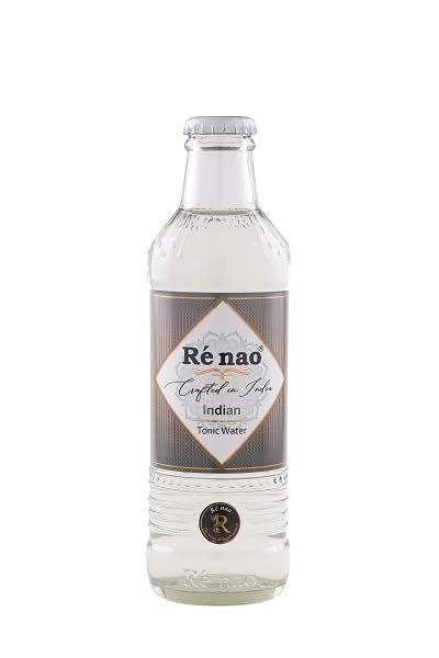 Re'nao Indian Tonic Water 250ml Premium Mixer, Best Paired with Vodka & Gin (Pack of 6)
