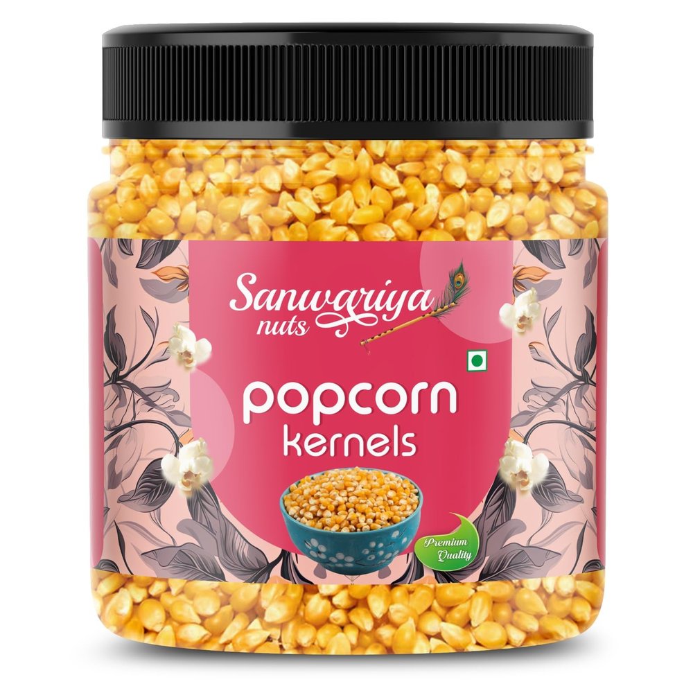 Popcorn Seeds & 100% Popping Kernels 200Gm- Butterfly Popcorn kernels, Corn Kernels, Pop-Corn makka (Makai) (200 Gram)