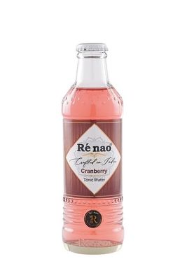 Re'nao Cranberry Tonic Water 250ml Premium Mixer, Best Paired with Vodka & Gin (Pack of 6)