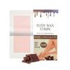 Hair Removal Waxing Strips for Face  20 Pcs Eyebrow, Upper Lip, Chin Wax Strips for Women & Girls  Facial Wax for Home & Salon Use (Standard, Dark Chocolate) view 1