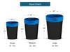 ECOLEAF Bio-Hazard/Bio-Medical Waste Bag | Red, Green, Black, Yellow, Blue Combo Pack of 25 (19 x 21 Inch) | 120+ micron Non-Chlorinated High Grade Hospital Printed Bio-Waste Bags view 2