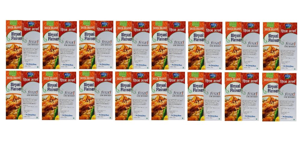 DEER BRAND Royal Mughlai Meetha (Mitha) Attar Sweet Essence(MFG by MD. Afzal & Asrar Khan Kolkata)For Biryani Biriyani, Cooking Rice Dishes, Pulao, Mutton-Chicken, Chops, Korma, Khsuka, Stew, & in Kabab (13g Pack Of 16, Biryani Flavour Liquid (Basmat