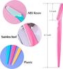 Eyebrows Razors Of Facial, Chin & Upper Lips Hair Removal, Eyebrow Shaper and Dermaplaning Tool Safe & Pain Free Remover (Pack of 9) view 3