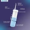 ORACURA OC180 Compact PLUS Water Flosser | 365 Days Warranty | 4 Vibrant Colors | Compact & Handy | 4 Modes & 8 Adjustable Water Pressure Settings (Blue) view 2