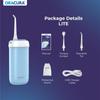 ORACURA OC180 Compact PLUS Water Flosser | 365 Days Warranty | 4 Vibrant Colors | Compact & Handy | 4 Modes & 8 Adjustable Water Pressure Settings (Blue) view 4