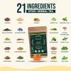 Cordysafelife Dtox+ Herbal Tea Blend | Gut Cleanse & Detox | Caffeine-Balanced with 21 Herbs, | 50g Loose Leaf | 25 servings view 3