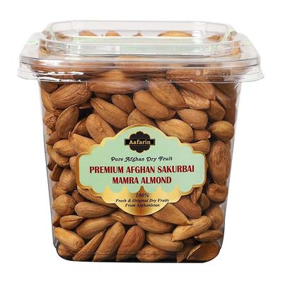 AAFARIN Premium Afghan Sakurbai Mamra Almonds (Mamra Giri Badam)  100% Natural, High Protein & Healthy Fats | No Preservatives | 250g