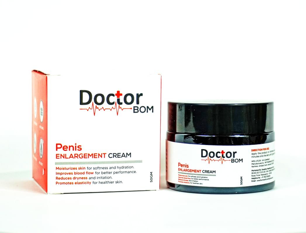Doctor BOM Enlargement Extender Cream | Helps Improves Blood Flow | Promotes Elasticity | Reduce Dryness - 50 gm