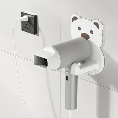 KPTON Hair Dryer Holder for Bathroom Universal Blow Dryer Rack Stand Space-Saving Organizer for All Hair Dryer Models