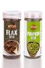 20-20 Dry Fruits Flax Seeds and Pumpkin Seeds Combo 400g (200g Each, Pack of 2) | Crunchy Snack | Protein Fiber Rich view 1