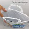 GODSA MART Reusable Thermal Food Bag  5052 cm Insulated Aluminium Foil Carry Bag with 3-Layer Protection for Hot & Cold Storage (Pack of 3) view 3