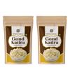 Indian Flavor Co. Gond Katira 300g Each (Pack of 2) | 100% Pure & Organic Edible Tragacanth Gum,Kathila Gum, Katira Gondh | Natural Cooling Herb for Laddus, Sharbats, Falooda & Ayurvedic Wellness view 1