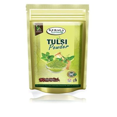 Kerala Ayurvedic Tulsi Powder, 200g Pouch | Boosts Immunity | Anti-septic | Anti-Inflammatory | Organically Harvested