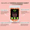 HarviTatva Sendha Namak Sabut Whole  Rock Salt | Known as Saindhava Lavana, Himalayan Pink Salt, Lahori Namak, Upwas | Natural, Organic Mineral- 800gm view 4
