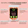 HarviTatva Sendha Namak Sabut Whole  Rock Salt | Known as Saindhava Lavana, Himalayan Pink Salt, Lahori Namak, Upwas | Natural, Organic Mineral- 400gm view 4