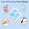 Hair Removal Waxing Strips for Face  20 Pcs Eyebrow, Upper Lip, Chin Wax Strips for Women & Girls  Facial Wax for Home & Salon Use- Brown (Standard, Dark Chocolate) view 4