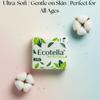 ECOTELLA 1 Ply Soft Tissue Paper Napkins | Biodegradable & Eco-Friendly | Lightweight, Disposable Facial Tissues for Home, Office & Travel (Pack of 2) view 3