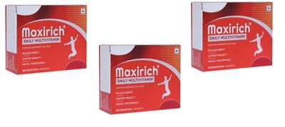 Daily Multivitamin (30 Softgels) For Men & Women With Essential Nutrients, Vitamins, Minerals, Anti-oxidants For Building Immunity & Energy (3)