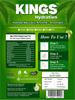 Kings Hydration Portable Coconut Water Powder | Portable Instant Premix Drink | Rich in Electrolytes | Refreshing Hydration for Travel, Gym, Office & Daily Wellness | Pack of 10 pouch. view 2