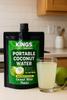 Kings Hydration Portable Coconut Water Powder | Portable Instant Premix Drink | Rich in Electrolytes | Refreshing Hydration for Travel, Gym, Office & Daily Wellness | Pack of 10 pouch. view 4