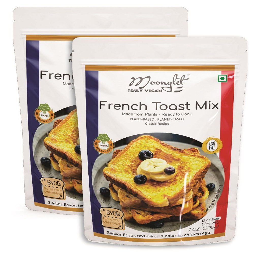 Eggless French Toast Mix | Makes 32 toast | Pack of2, 200g each (MFT_2x200g)