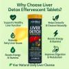 Grandeur Liver Detox Supplements, Effervescent Liver Detox Tablets with Milk Thistle, Ginseng & Turmeric  Lemon Flavor  Supports Liver Health & Detox, Boosts Immunity  120 Sugar-Free Tablets view 2