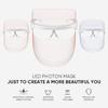 3 in 1 LED Face Mask For Women Light Facial Mask 3 Colors Light Therapy Facial Photon Beauty Device Rejuvenation Mask, Wrinkles Reduction, Anti-Aging,Skin Care (red) view 4