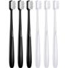 Toothbrush for Sensitive Gums, Micro Fur Manual Toothbrush with 20000 Soft Floss Bristle for Men, Women, Elderly, Braces and Gum Recessions, Protect Fragile Gums Pack Of 4 view 2