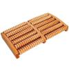 5 Roller Dual Foot Wooden Massager, Pain Relief Relaxation & Blood Circulation, Heel and Arch Pain feet care Acupressure point, body stress buster free massage. view 1
