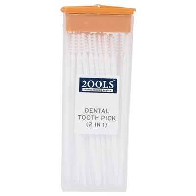 2ools 2in1 Inter Dental Tooth Pick & Interdental Brush for Teeth, Teeth Cleaning Tool (TSOC8203)