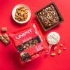 UNIFIT Delicious Ready to Eat Brownie With Almond Toppings & Rich Source of Protein & High Fiber Sugar Added | brownie cake | fudge | chocolate  75gm (Almond) view 3