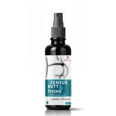 Zenius Butt & Thigh Brightening Gel 50ml | Intimate Care Gel for Dark Patches, Detanning, Smoothing, and Deep Moisturizing | Helps Reduce Pigmentation & Supports Even Skin Tone