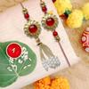 AWANI TRENDS Rakhi Gift with KajuKatli gift pack Rakhi (KajukatliWithRedlumba) view 4