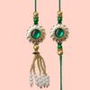 AWANI TRENDS Rakhis for Brother and bhabhi combo with Sweets - Rakhi and lumba with Rasgula Gift Pack Greeting Card and Roli Chawal - Rakhi Gift for Brother and bhabhi - view 3