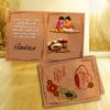 AWANI TRENDS Rakhis for Brother and bhabhi combo with Sweets - Rakhi and lumba with Rasgula Gift Pack Greeting Card and Roli Chawal - Rakhi Gift for Brother and bhabhi - view 4