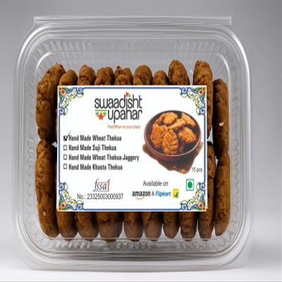Authentic Bihari Handmade Atta Thekua with unrefined Sugar (500grams)