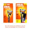 Gillette Fusion Manual Razor for Men for Perfect Shave and Perfect Beard Shape & Gillette Classic Regular Pre Shave Foam, 50g view 2