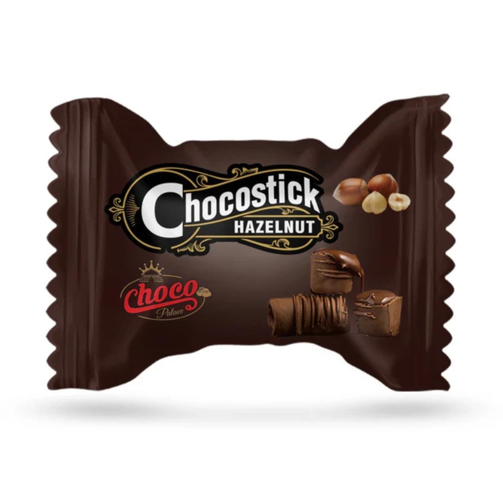 Chocostick Hazelnut - The Perfect Chocolate with belgian imported cream 500g Pouch (Imported UAE)